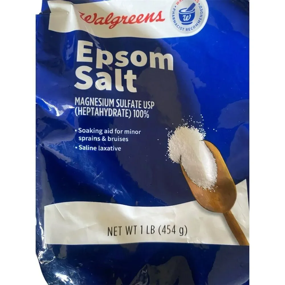 Walgreens Epsom Salt Eucalyptus Scent 1 lb All Natural Bath Soak
